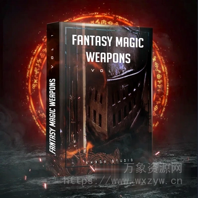 [魔法武器音效FX采样] Khron Studio Fantasy Magic Weapons Vol 1 [WAV]（73.51MB）