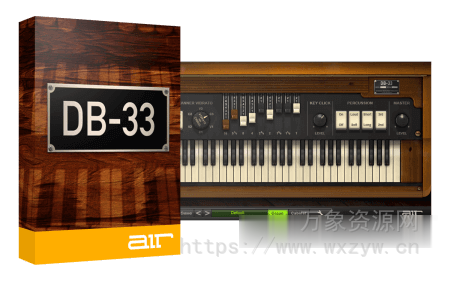 [音轮风琴插件] AIR Music Technology DB-33 v1.4.0 [WiN, MacOSX]（31MB+367.65MB）