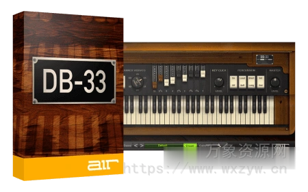 [音轮风琴插件] AIR Music Technology DB-33 v1.4.0 [WiN, MacOSX]（31MB+367.65MB）