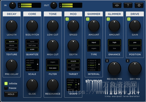 [独一无二的混响合成器] Strymon NightSky Plugin v1.0.1 [WiN, MacOSX]（9.7MB+25.7MB)