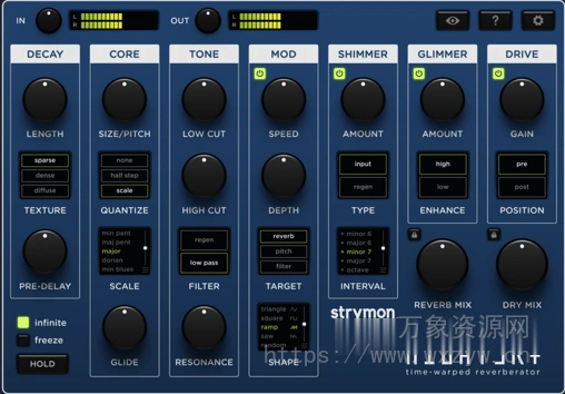 [独一无二的混响合成器] Strymon NightSky Plugin v1.0.1 [WiN, MacOSX]（9.7MB+25.7MB)