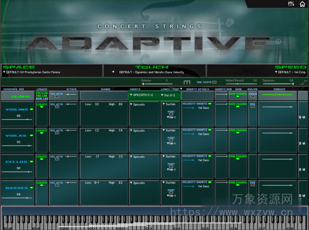[音乐会弦乐音源] Kirk Hunter Studios Concert Strings Adaptive [KONTAKT]（9.21GB）