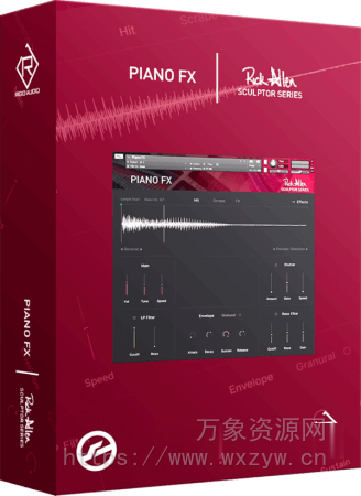 [实验性三角钢琴音色库] Rigid Audio Rick Allen Sculptor Series: Piano FX [KONTAKT]（667MB）