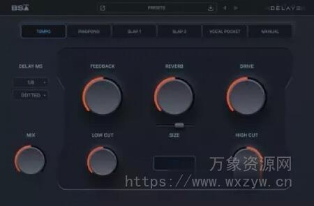 [延迟效果器] Black Salt Audio BSA Delays v1.0.12-SEnki [WiN]（20MB）