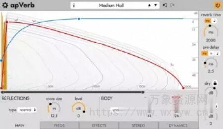 [超平滑的算法混响] Apulsoft apVerb v1.2.3-SEnki [WiN]（5.1MB）