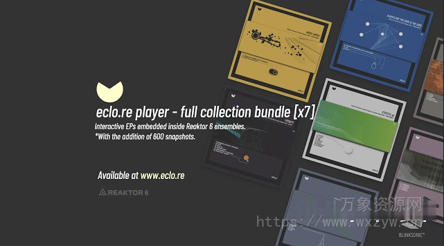 [Reaktor扩展合集]Blinksonic eclo.re player Full Collection Bundle x7 Update Reaktor 6 [Reaktor]（7.10GB）