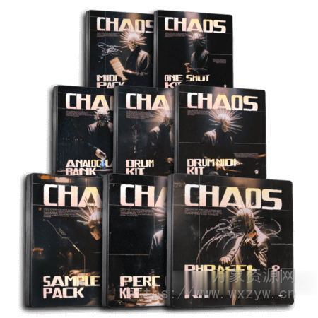 [氛围嘻哈RnB素材Analog Lab预置]Hypn Vault Chaos Production Suite [WAV, MiDi]（1.98GB）