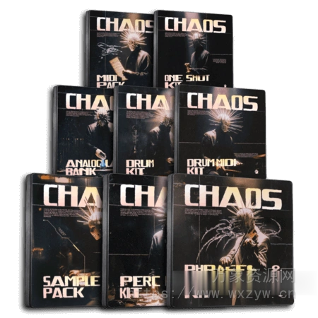 [氛围嘻哈RnB素材Analog Lab预置]Hypn Vault Chaos Production Suite [WAV, MiDi]（1.98GB）