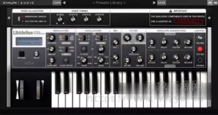 [经典硬件模拟合成器] Xhun Audio LittleOne v4.0.2 Incl. Keygen-MOCHA [WiN, MacOSX]（73.7MB）
