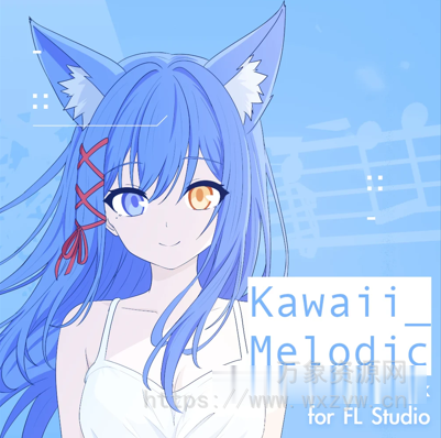 [FL预置+主题奇幻贝斯]Synthion Kawaii_Melodic Harmor Preset Pack for FL Studio [Synth Presets]（10MB）