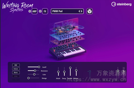 [Halion扩展模拟合成器] Steinberg Writing Room Synths [Halion]（1.58GB）