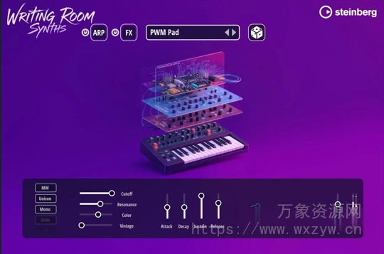 [Halion扩展模拟合成器] Steinberg Writing Room Synths [Halion]（1.58GB）