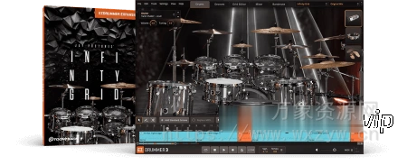 [EZX 扩展 现代前卫金属鼓音色库] Toontrack Infinity Grid EZX v1.0.0 [Superior Drummer, EZDrummer]（10.04GB）