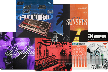 [五款全新灵魂陷阱RnB福音音乐素材包] Sonix Audio Next Up Bundle [WAV, MiDi]（3.37GB）