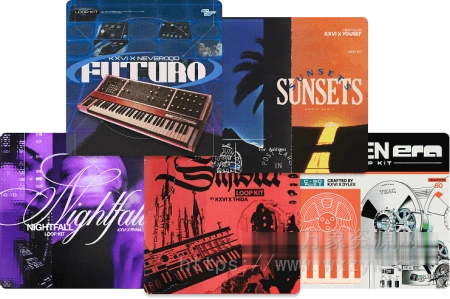 [五款全新灵魂陷阱RnB福音音乐素材包] Sonix Audio Next Up Bundle [WAV, MiDi]（3.37GB）