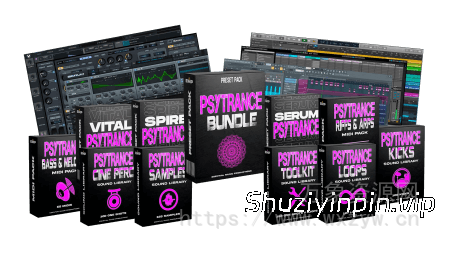 [迷幻电子音乐素材包] Esential Music Productions Psytrance Bundle [WAV, MiDi, Synth Presets]（495MB）