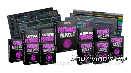 [迷幻电子音乐素材包] Esential Music Productions Psytrance Bundle [WAV, MiDi, Synth Presets]（495MB）