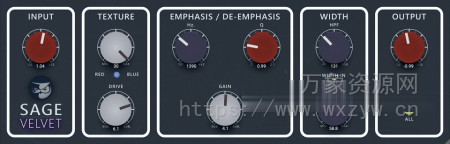 [模拟仿真饱和染色插件] Sage Audio Sage Velvet v1.0.2-FLARE [U2B] [MacOSX]（157MB）