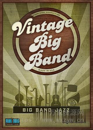 [怀旧经典爵士乐音源] Big Fish Audio Vintage Big Band [KONTAKT]（10.1GB）