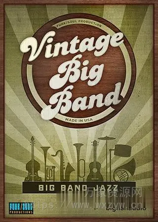 [怀旧经典爵士乐音源] Big Fish Audio Vintage Big Band [KONTAKT]（10.1GB）