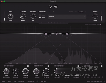 [极致贝斯音色处理插件] Neural DSP Parallax X v1.0.0-R2R [WiN]（25.0MB）
