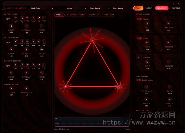 [暗黑氛围音景颗粒合成软件] TekEngine Audio Tools Occult Audio Engine v1.0 [WiN]（197MB）