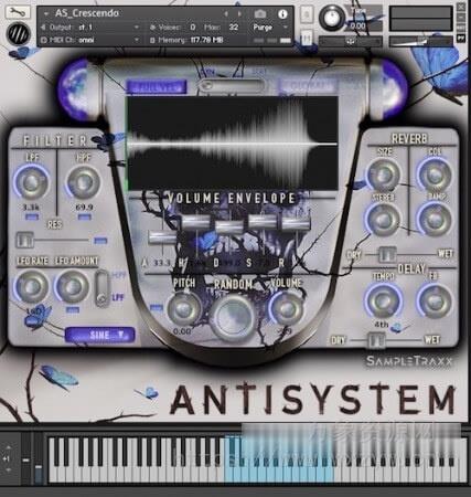 [恐怖科幻风格采样音源] SampleTraxx Antisystem [KONTAKT, WAV]（943MB）