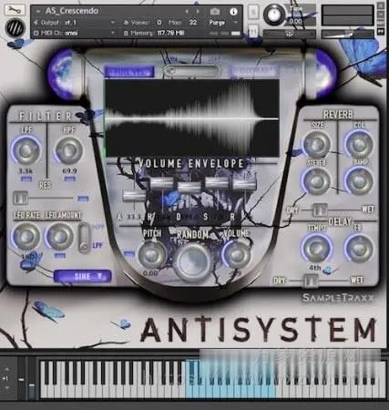 [恐怖科幻风格采样音源] SampleTraxx Antisystem [KONTAKT, WAV]（943MB）