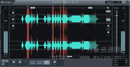 [可视化波形整形插件] Venn Audio V-Clip 2 v1.0.4 Patched Incl. Keygen-MOCHA [WiN]（10.6MB）