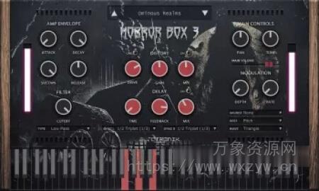 [恐怖音景氛围融合效果乐器插件] Electronik Sound Lab HORROR BOX v3.0.1 RETAiL [WiN, MacOSX]（2.39GB）