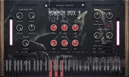 [恐怖音景氛围融合效果乐器插件] Electronik Sound Lab HORROR BOX v3.0.1 RETAiL [WiN, MacOSX]（2.39GB）