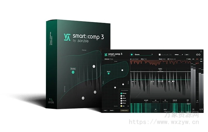 [AI自动智能压缩器] Sonible Smart Comp 3 v1.0.0-R2R [WiN]（37.07MB）