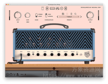 [清音放大器模拟器] Neural DSP Archetype Cory Wong X v1.0.1 U2B-FLARE [MacOSX]（555MB）