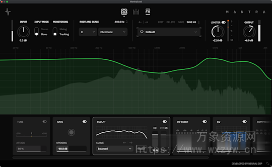 [一站式智能人声处理器] Neural DSP Mantra v1.0.1 U2B [MacOSX]（152MB）