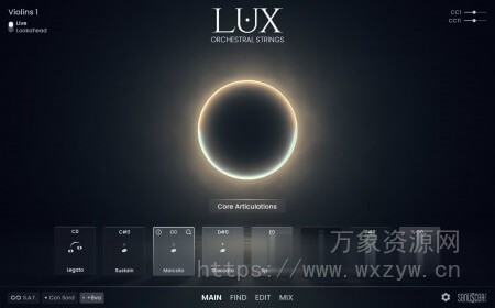 [大型交响弦乐音色库] Sonuscore LUX Orchestral Strings v1.0.1 [KONTAKT]（70.18GB）