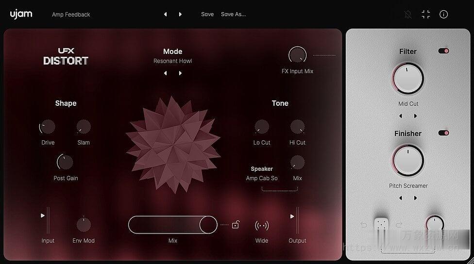 [多功能失真模式多重效果插件] UJAM UFX-DISTORT v1.0.0 [WiN]（77.6MB）
