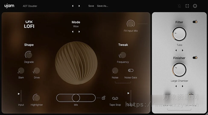 [智能失真效果插件] UJAM UFX-LOFI v1.0.0-R2R [WiN]（96.0MB）