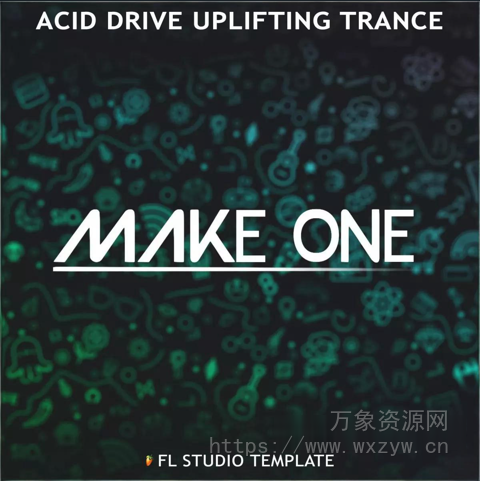 [FL工程模板迷幻舞曲] Peter Matt Acid Drive Uplifting Trance FL Studio Template [DAW Templates]（82MB）