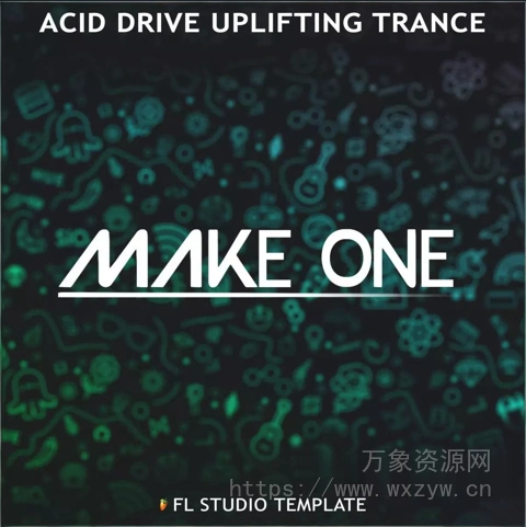[FL工程模板迷幻舞曲] Peter Matt Acid Drive Uplifting Trance FL Studio Template [DAW Templates]（82MB）