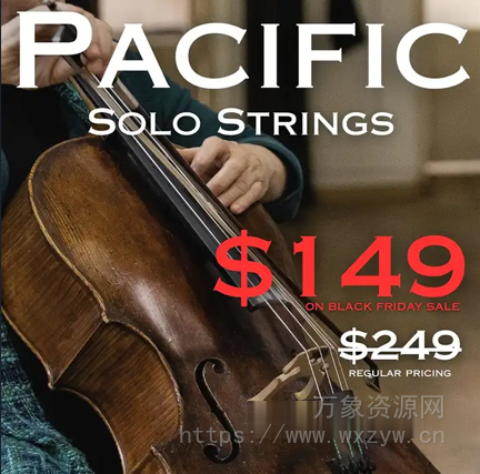 [太平洋古典交响乐团独奏弦乐音源] Performance Samples Pacific Solo Strings [KONTAKT]（5.42GB）