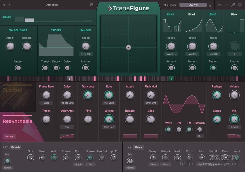 [创新多重效果插件] Sugar Bytes Transfigure v1.0.0-V.R [WiN, MacOSX]（60MB）