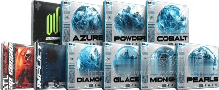 [Trap陷阱Breaks素材] ProducerGrind AZURE Trap Collection [WAV, MiDi]（1GB）