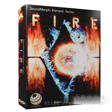 [火焰音效FX采样] SoundMorph Element Series FIRE High-Quality Fire Sound Library [WAV]（2.68GB）