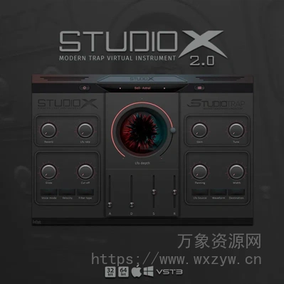 [现代陷阱虚拟乐器插件] Studio Trap StudioX 2.0 Modern Trap Plugin Instrument RETAiL [WiN, MacOSX]（3.58GB）