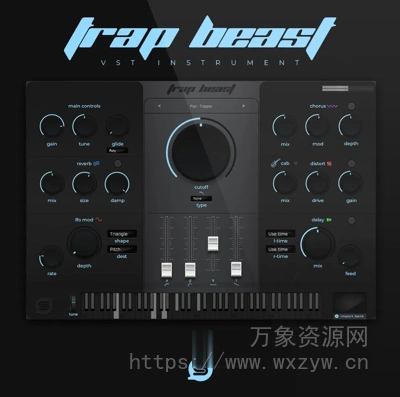 [旋律陷阱嘻哈节奏综合乐器插件]Studio Trap Trap Beast VSTi RETAiL [WiN, MacOSX]（2.81GB）