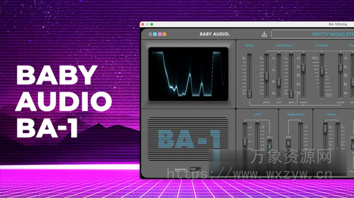 [1982流行模拟合成器插件] BABY Audio BA-1 v1.7.0 [WiN]（26MB+31.0MB）