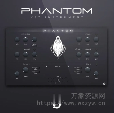 [嘻哈陷阱Drill综合乐器插件]Studio Trap Phantom VST RETAiL [WiN, MacOSX]（1.72GB）