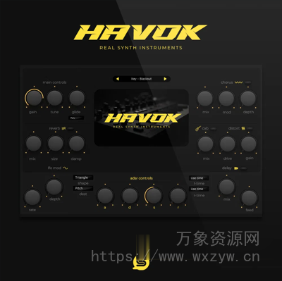 [嘻哈陷阱Drill风格综合乐器插件] Studio Trap Havok VST RETAiL [WiN, MacOSX]（519MB）