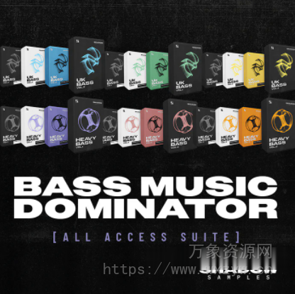[回响重拍浩室陷阱素材Serum预置Ableton工程模板]Shadow Samples Bass Music Dominator All Access Suite [WAV, MiDi]（7.92GB）