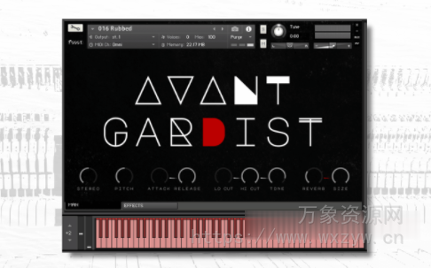 [音调预置影视钢琴音源] Pssst Instruments Avant-Gardist Tonally Prepared Cinematic Piano [KONTAKT]（1.82GB）